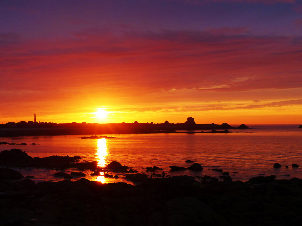 Coucher de soleil en Bretagne